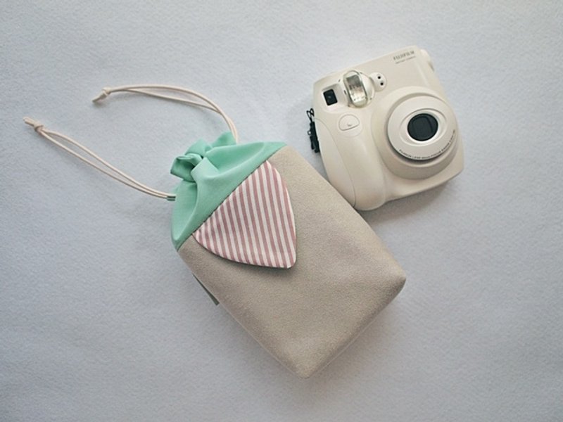 hairmo. Suede fringe Macaron beam port Camera Bag - Chestnut m (mini / category monocular) - กระเป๋ากล้อง - วัสดุอื่นๆ สีกากี