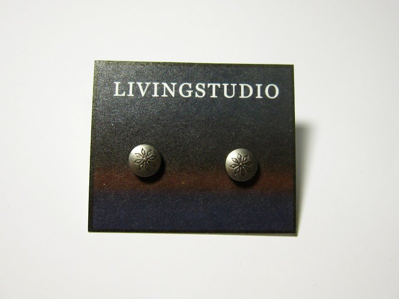 Condensation _ earrings [needle] - Earrings & Clip-ons - Other Metals Gray