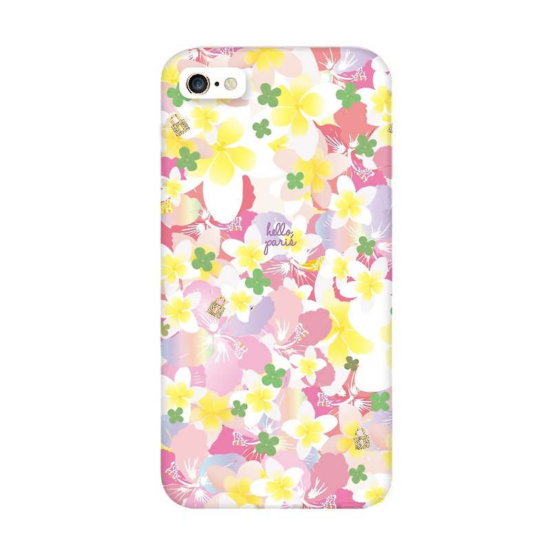 Small lucky garden mobile phone shell - Phone Cases - Other Materials Pink