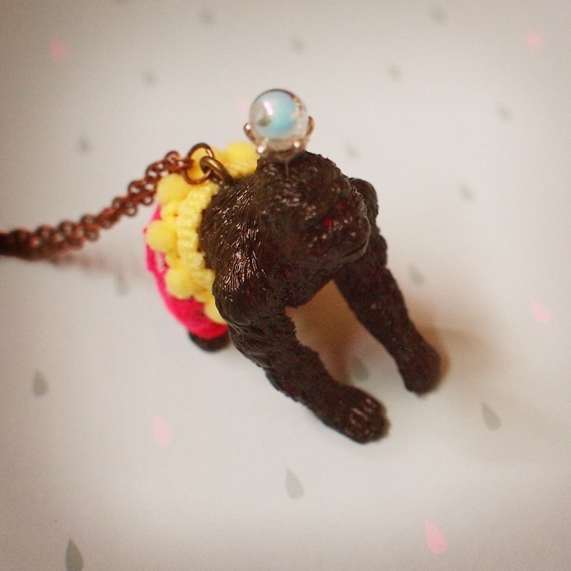 Zoo | Gorilla Bronze Necklace - สร้อยคอ - พลาสติก สีดำ