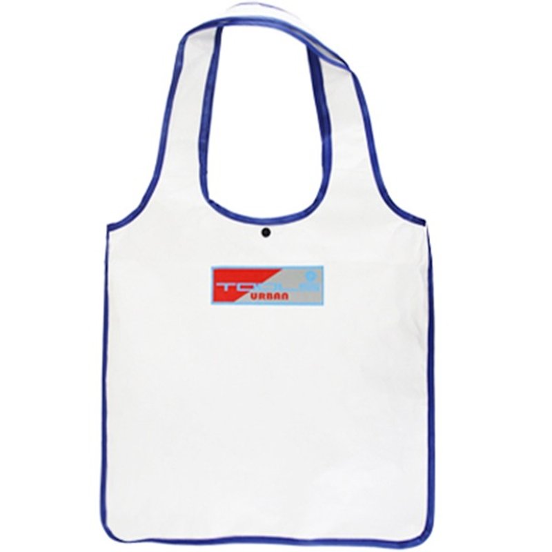 Tools shoulder bag:: shopping bag:: environmental protection:: fun #蓝 - Other - Waterproof Material Blue