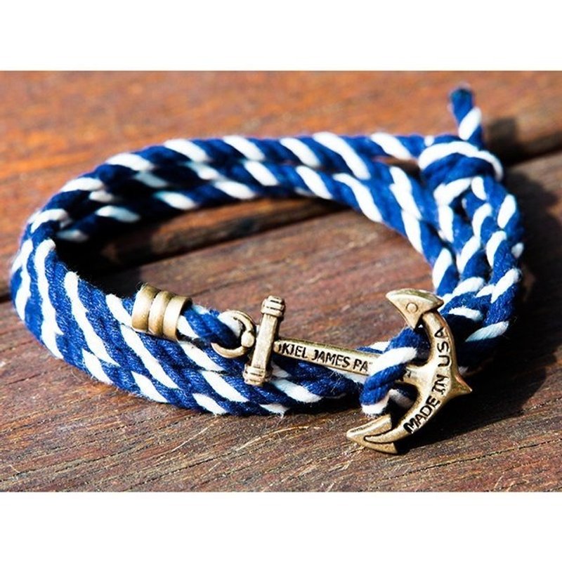 New England Kiel James Patrick Kennedy Sail handmade bracelet - Spot - Bracelets - Cotton & Hemp 