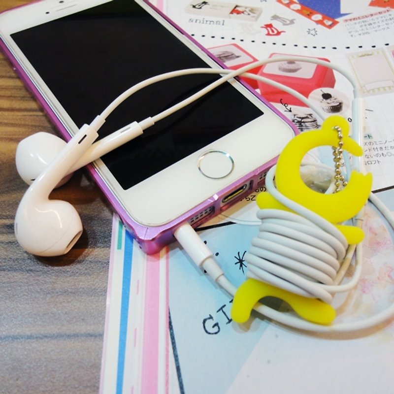 Kalo Earphone winder - Headphones & Earbuds Storage - Silicone Yellow