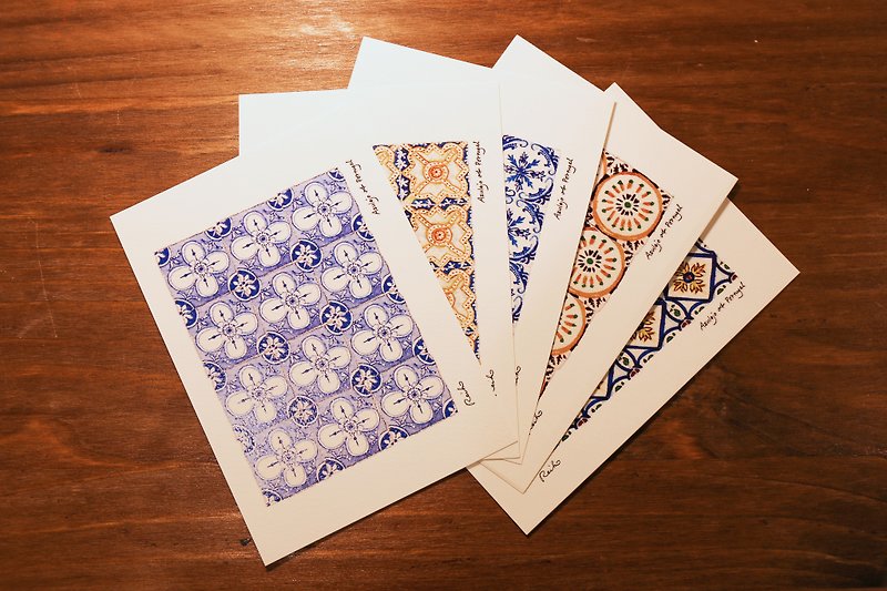 {Group} tile Postcards - Cards & Postcards - Paper Multicolor