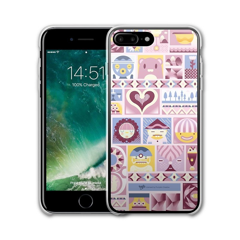 AppleWork iPhone 6/7/8 Plus Original Design Case - DGPH PSIP-343 - Phone Cases - Plastic Pink