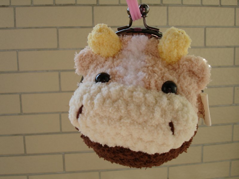 Animal mouth gold package cotton candy - chocolate cow - Coin Purses - Other Materials Multicolor