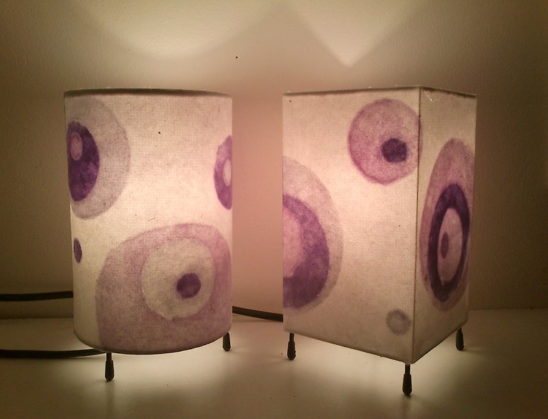 Night light - purple circle - Lighting - Paper 
