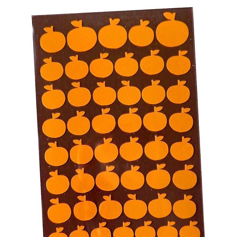金柑シール - シール - 防水素材 オレンジ