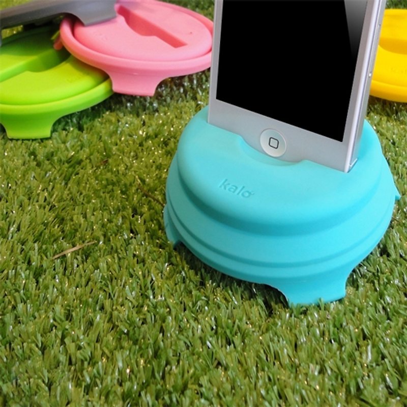 Kalo 卡樂創意 馬卡龍折疊擴音底座-iPhone4、5、iPod touch專用 - 其他 - 矽膠 多色