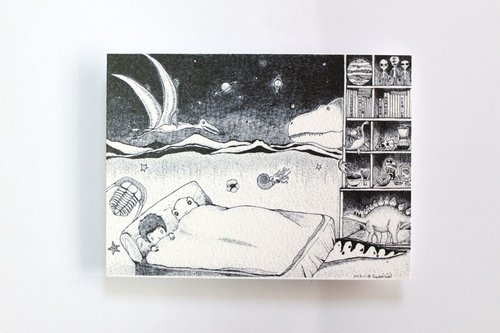 光年工作室 /Art & Astronomy/ 我和我的恐龍朋友。深夜的恐龍派對