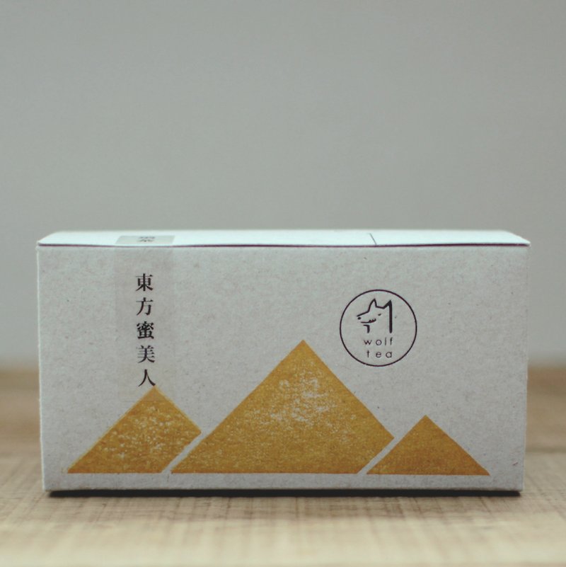 【Wolf Tea】Oriental Beauty Oolong Tea / Natural Honey Flavor - ชา - อาหารสด สีเหลือง