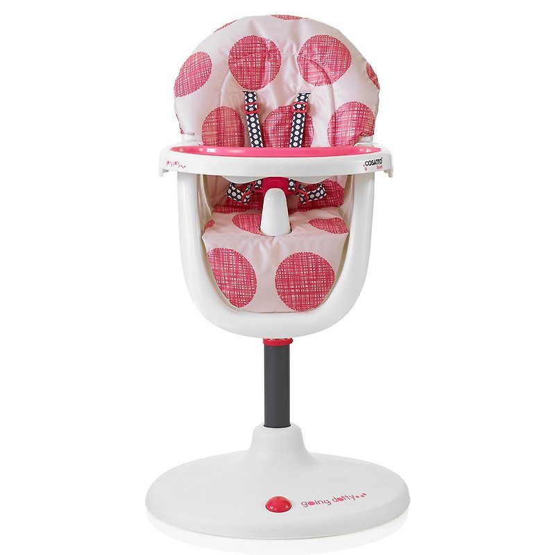 Cosatto 3Sixti2 Macaroon Highchair - Kids' Furniture - Other Materials Pink