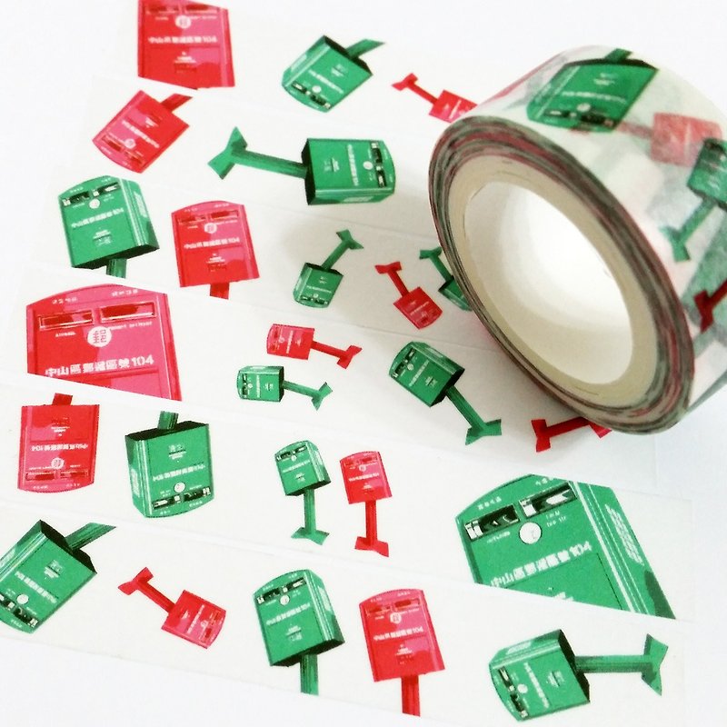 Masking Tape Crooked Waist Mailbox - Washi Tape - Paper 