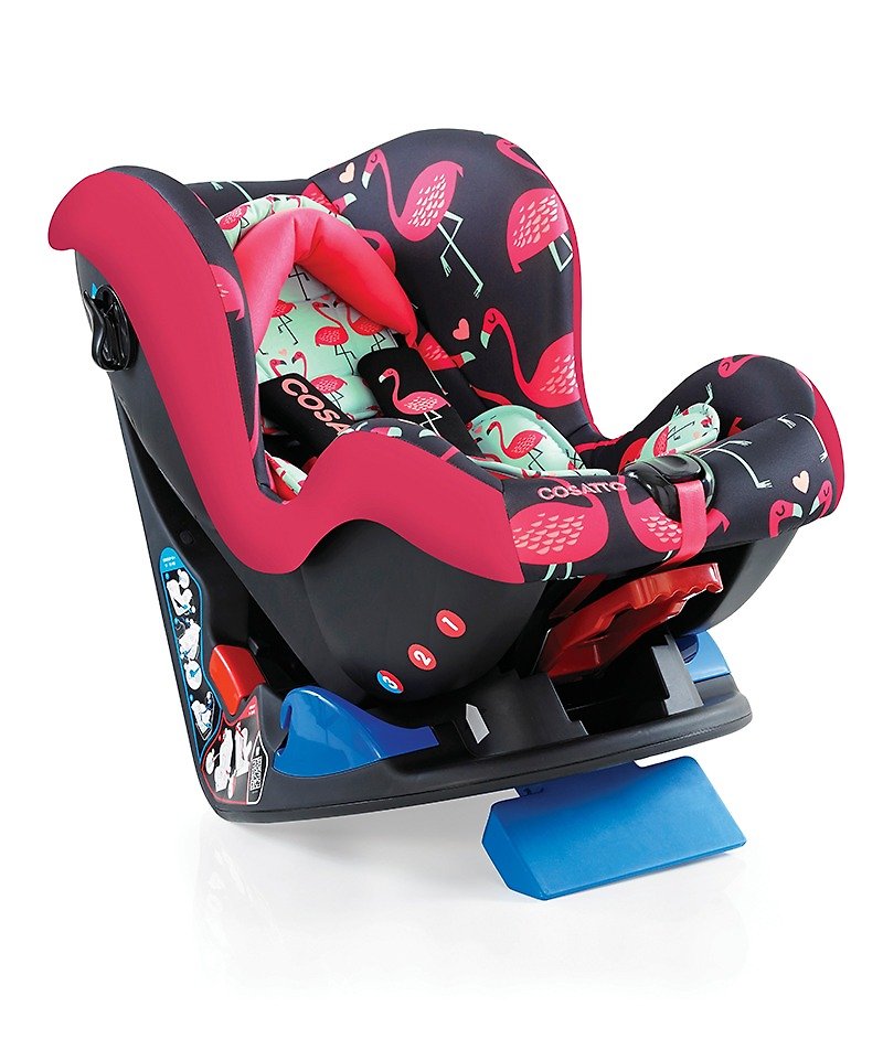 英國 Cosatto Hootle Group 0+/1 嬰幼童汽車安全座椅 – Flamingo Fling - 其他 - 其他材質 紅色