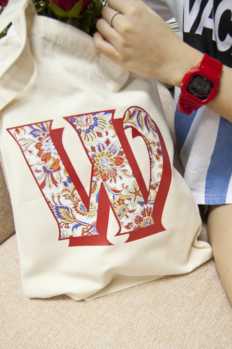 個性化 - 英文字母袋子 - 手袋/手提包 - 棉．麻 