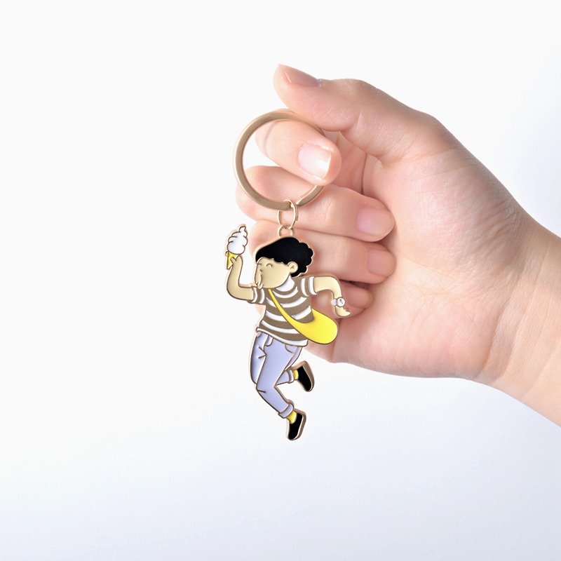 KIITOS key ring - run juvenile section - Keychains - Other Metals Multicolor