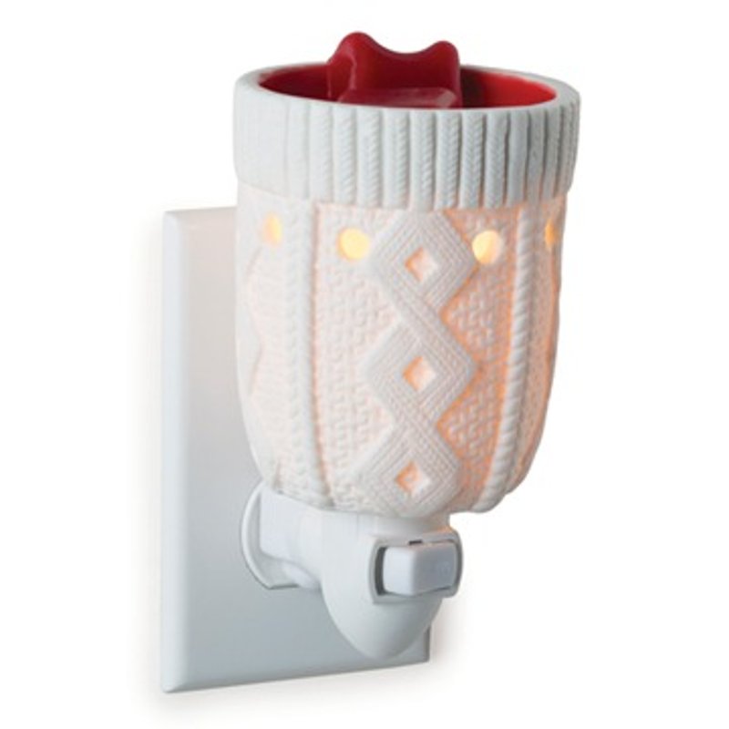 Holiday Stocking Pluggable Fragrance Warmer - Candles & Candle Holders - Porcelain White