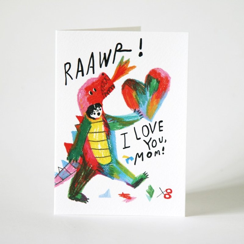 Dinosaur Card - การ์ด/โปสการ์ด - กระดาษ หลากหลายสี