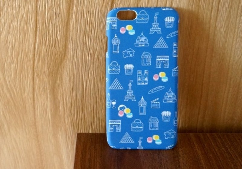 FiFi Urban Series iPhone 6 / 6s Phone Case (4.7 inches) -! Bonjour Paris (blue) - เคส/ซองมือถือ - พลาสติก สีน้ำเงิน