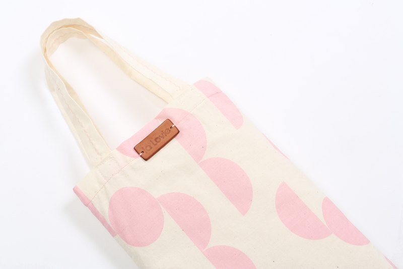 點點購物袋 - 手袋/手提袋 - 棉．麻 粉紅色