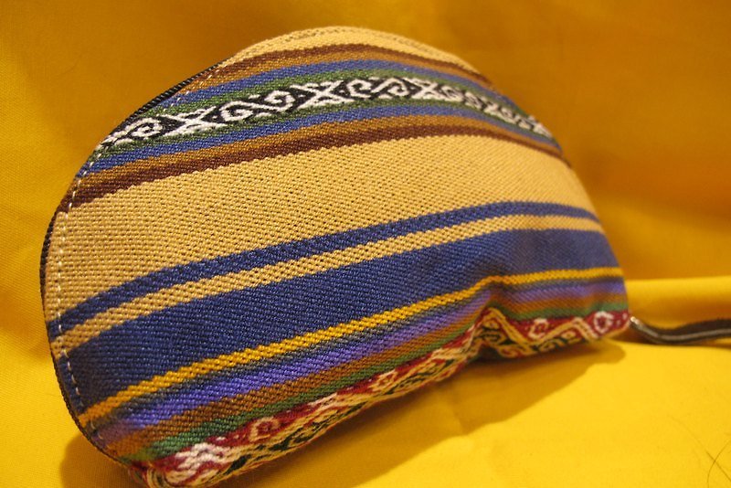 Peru textured and colorful big shell bag - violet - อื่นๆ - วัสดุอื่นๆ สีม่วง