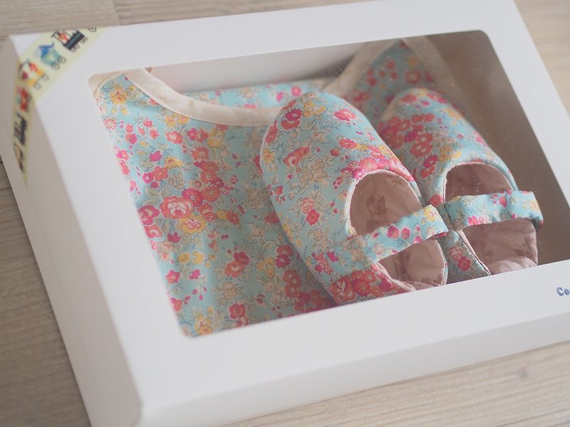 Teal Floral · Three-piece Moon Gift Box - Baby Gift Sets - Other Materials Multicolor