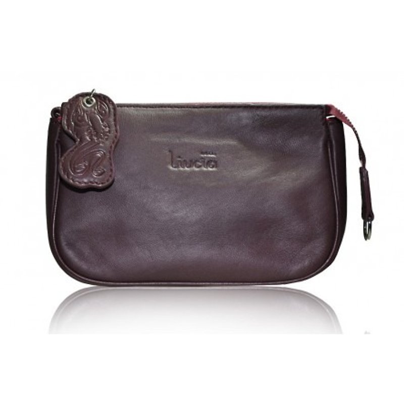 Lucy Oxblood Calf-Skin Leather Bag - Other - Genuine Leather 