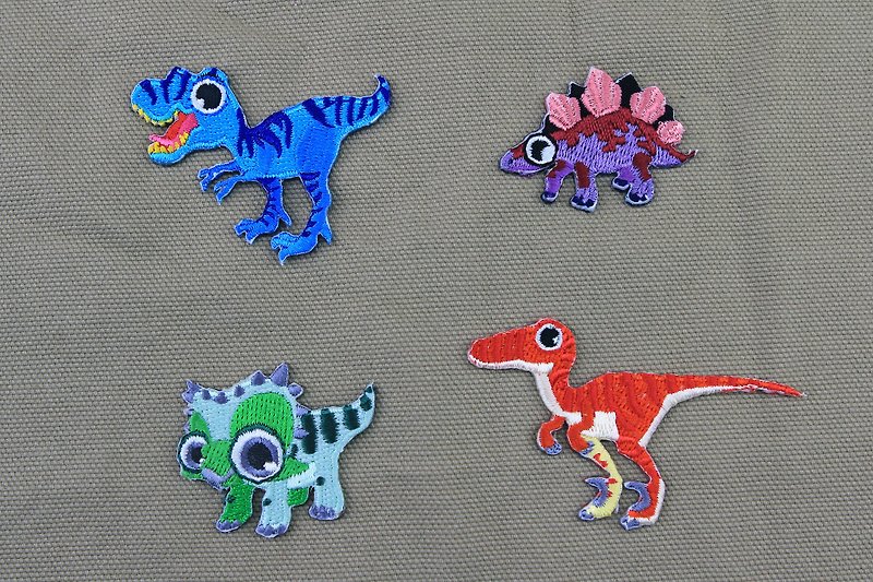恐龍復活燙貼布系列 - 其他 - 其他材質 多色