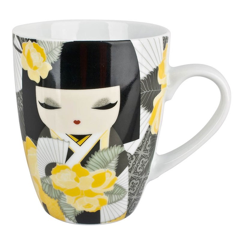 マグカップ・ナオミは誠実で美しい【キミドールと祝福人形】 - マグカップ - 陶器 多色
