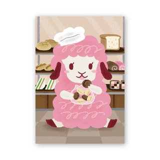 [Poca] Taiwanese dessert postcard: small pastry (No. 23)