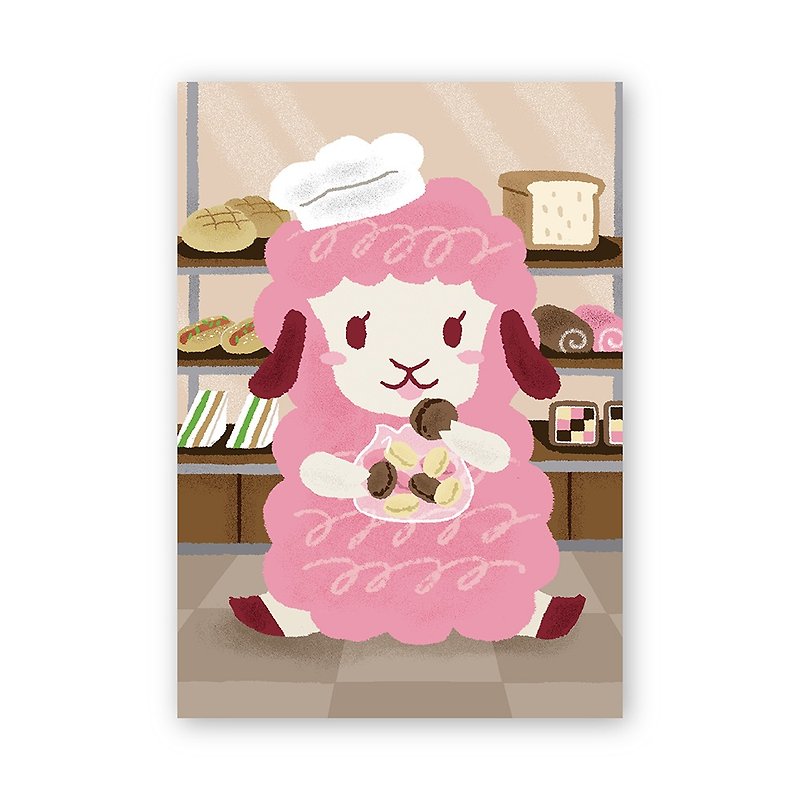 [Poca] Taiwanese dessert postcard: small pastry (No. 23) - Cards & Postcards - Paper 