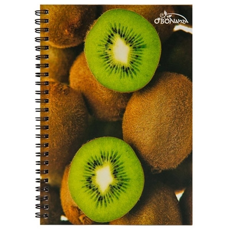 O'BON Green Sugar Cane Notebook_Fruit Series_Kiwi - สมุดบันทึก/สมุดปฏิทิน - วัสดุอีโค หลากหลายสี