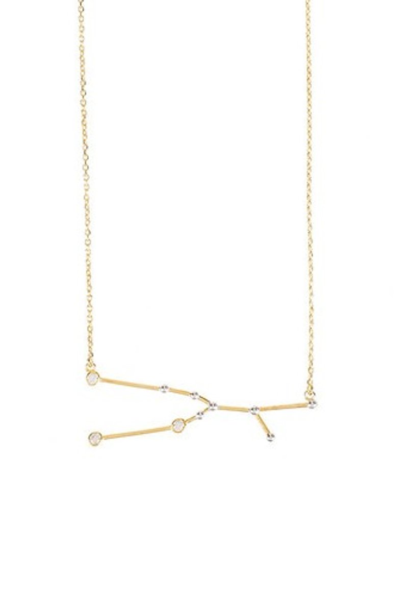 Taurus Necklace - gold - 項鍊 - 其他金屬 灰色
