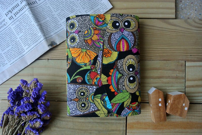 handmade book / Owl - Notebooks & Journals - Paper Black