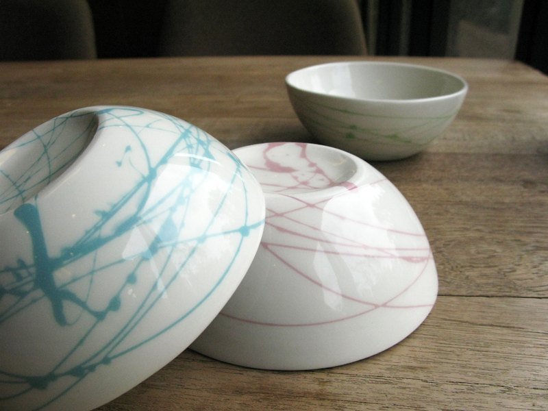 スプラッシュシリーズ 汁 bowl - 茶碗・ボウル - 磁器 多色