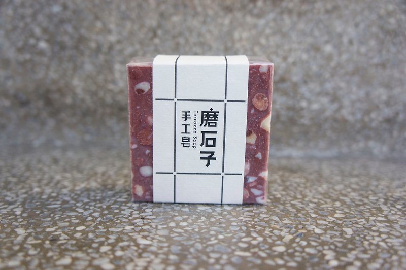 Handmade Taiwan Terrazzo Soap 台灣磨石子手工皂 - 豬肝紅