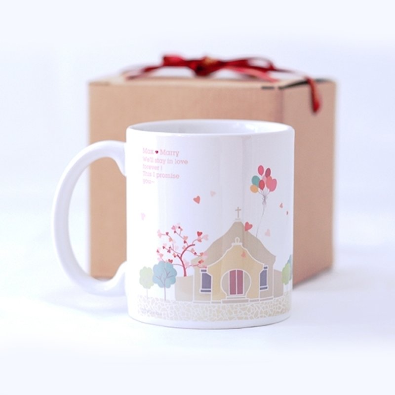 Hi doll mug-wedding gifts, house visits, personalized goods - Other - Porcelain Pink