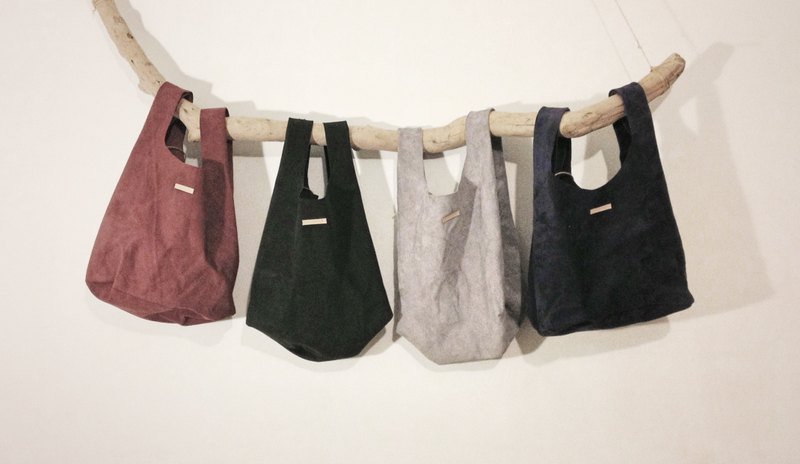 [Endorphin] Fashion show in markets suede vest shopping bags - กระเป๋าถือ - หนังแท้ หลากหลายสี