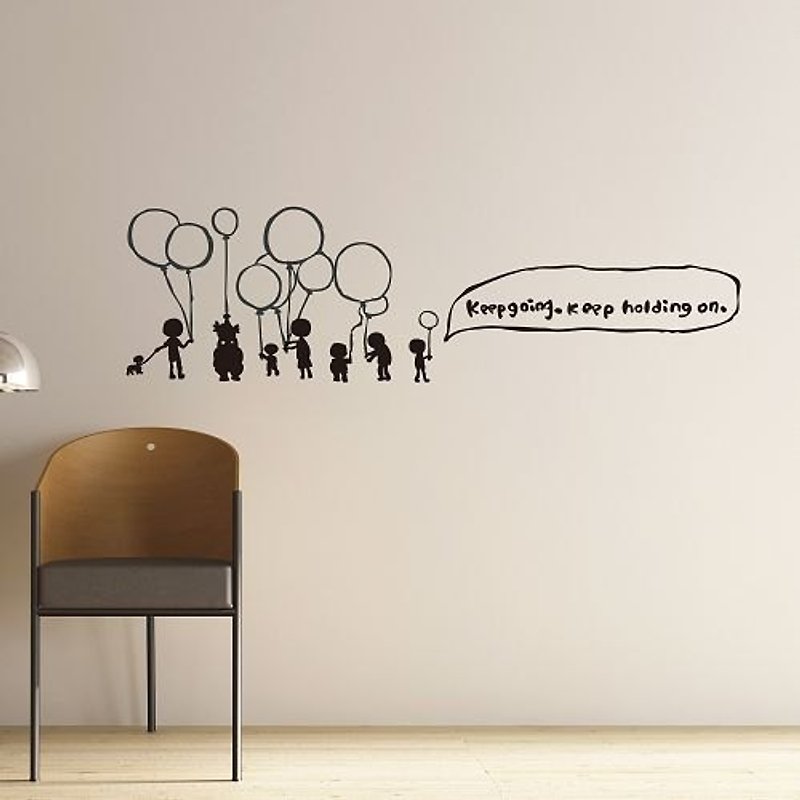 / Hope Balloon / Wall Sticker / ECO-Material - Wall Décor - Other Materials Multicolor