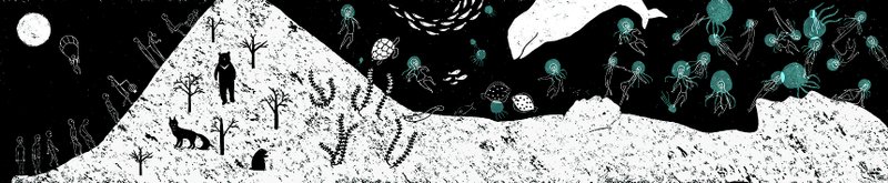 無味雜陳 系列海報 {放流}單張 - 海報/掛畫/掛布 - 紙 黑色