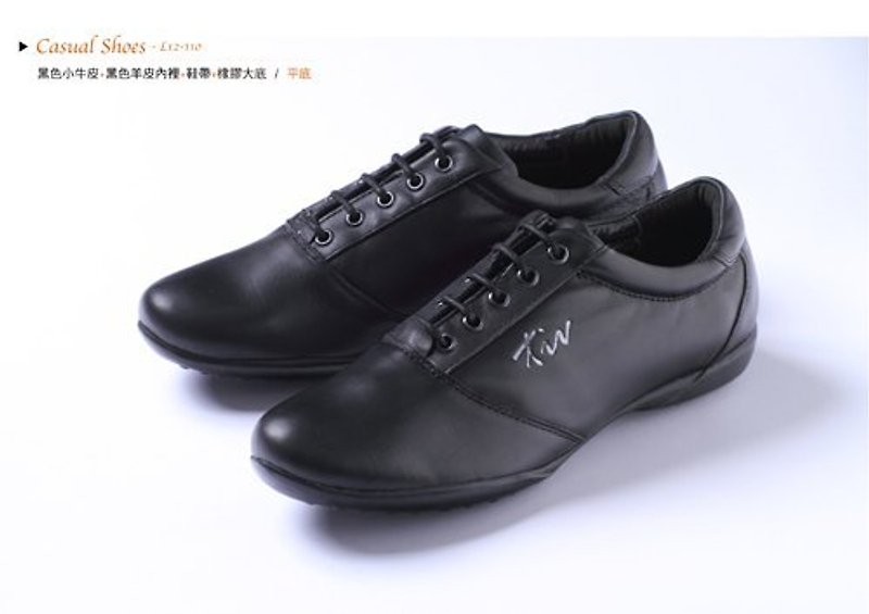 Black INDOOR casual shoes - Women's Casual Shoes - Genuine Leather Black