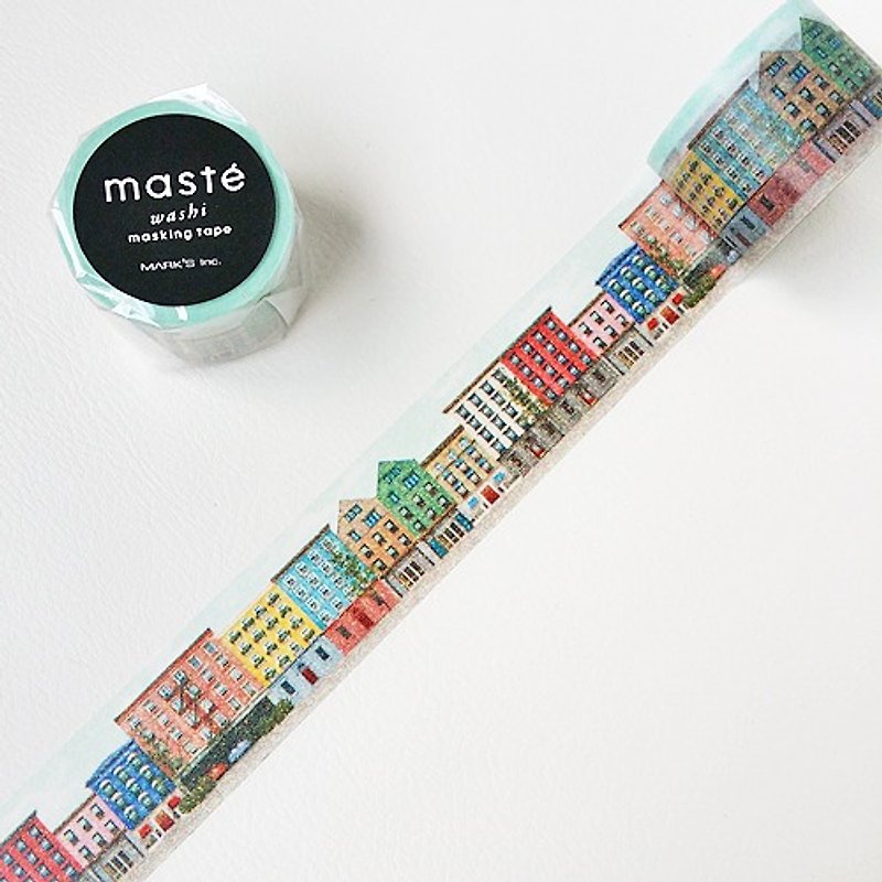 masteと紙テープマルチ。市[カラーアパート（MST-MKT67-A）] - マスキングテープ - 紙 多色