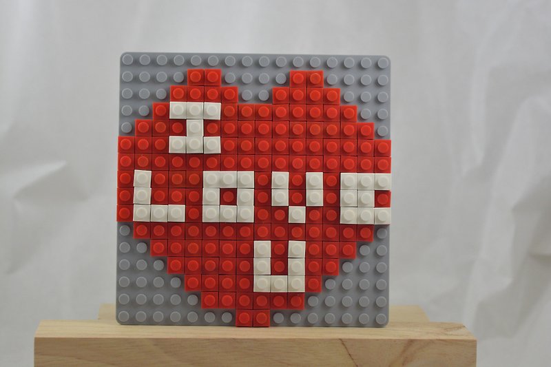 Hear my Heart mini brick puzzle 12.8 x12.8 cm - การ์ด/โปสการ์ด - พลาสติก 