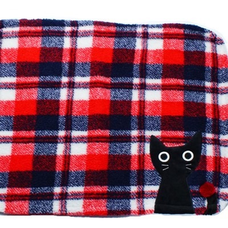 Noafamily, Noah big eyes cat checkered journey of winter mats _R (H671-R) - Other - Other Materials Red
