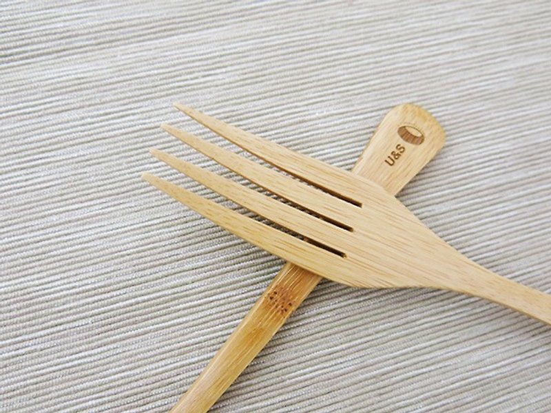 Bamboo tableware  - Fork - ช้อนส้อม - ไม้ไผ่ 