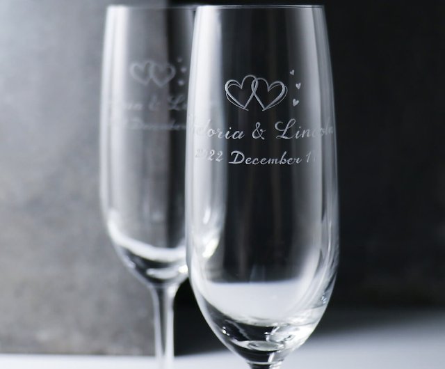 Corporate Twin Gift Box Set - Champagne Glasses