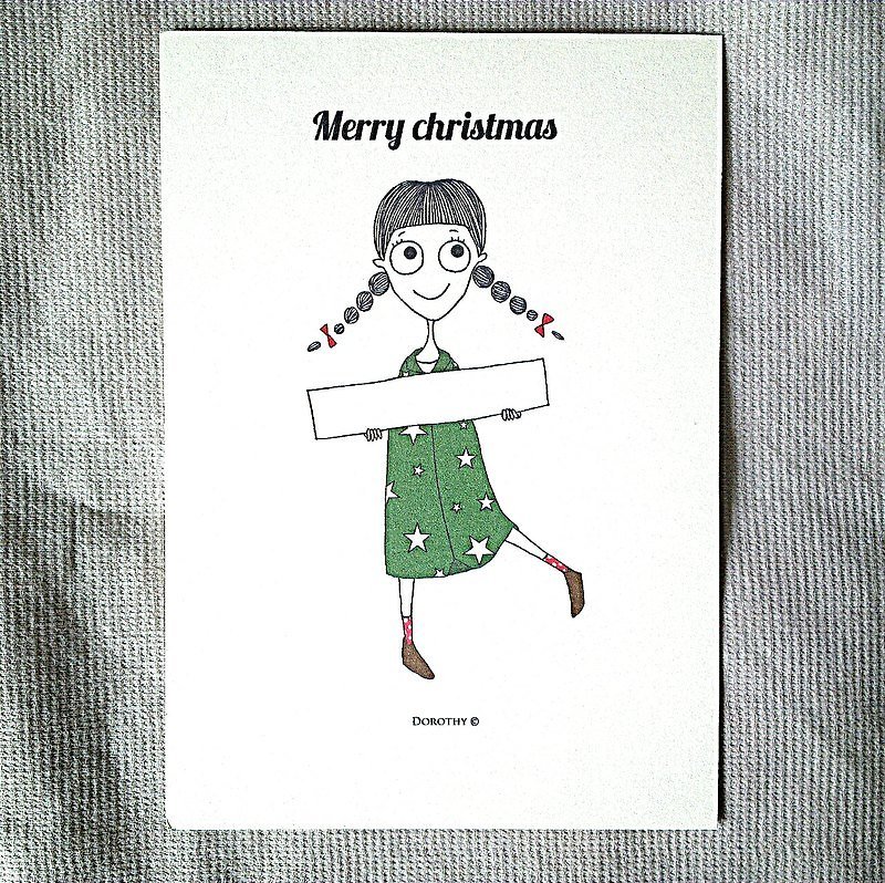 聖誕節明信片-M2 - 卡片/明信片 - 紙 多色