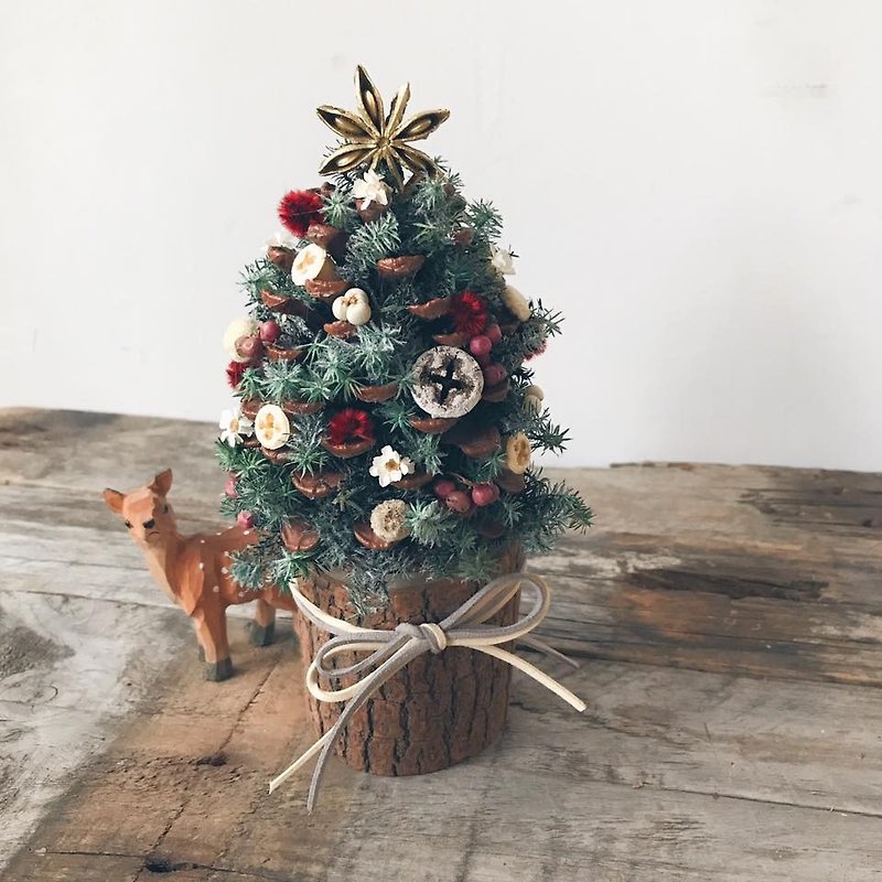 Small pinecone Christmas tree ornaments - ตกแต่งต้นไม้ - พืช/ดอกไม้ สีเขียว
