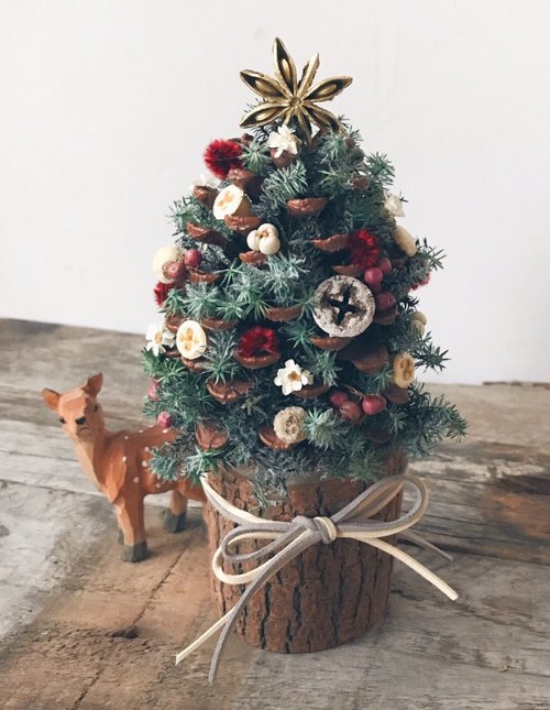 vintage tree ❀ 小さな クリスマスツリー
