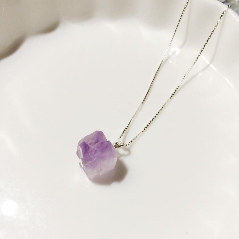 MH Texts series _ Crystal Berry - Necklaces - Gemstone Purple